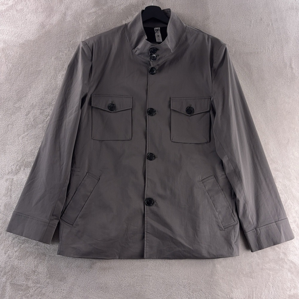 State & Liberty Field Jacket Mens Size XXL‎ Dark Grey Athletic Fit Stretch